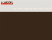 Tablet Screenshot of cornerstoneogunquit.com